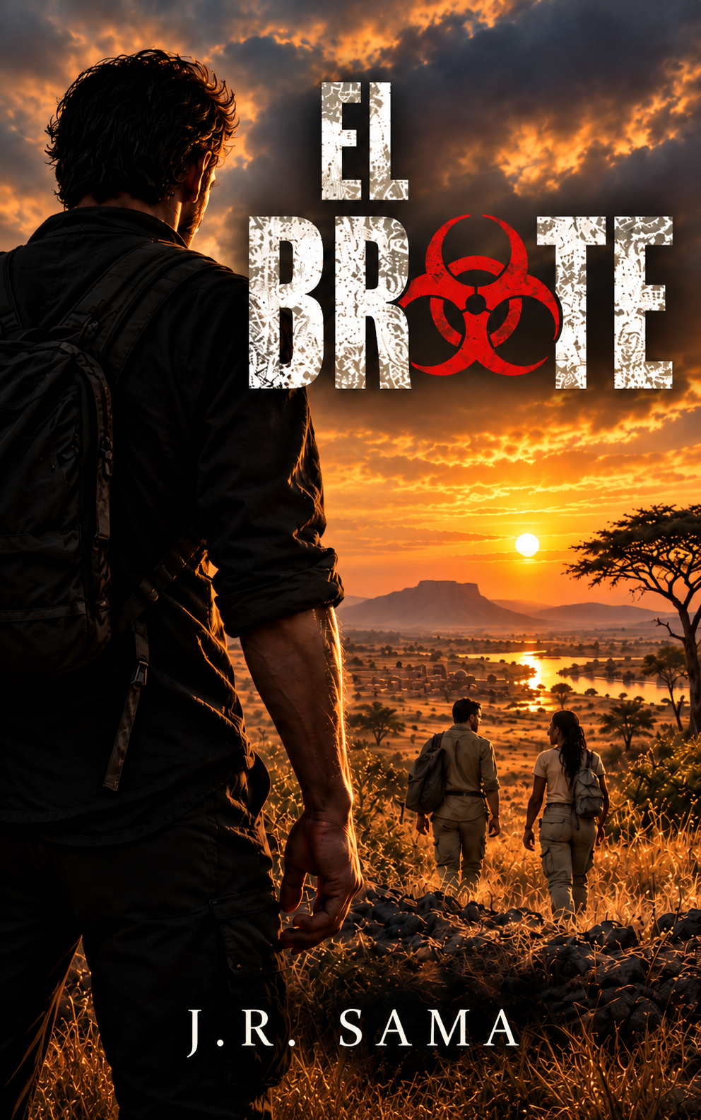 Portada de El brote, novela de J.R. Sama